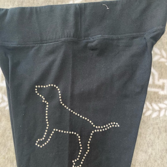Victoria Secret PINK RHINESTONE BLING DOG LEGGINGS SOLD - Picture 7 of 8